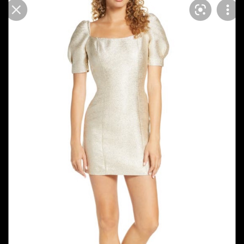 BB Dakota Puff Sleeve Dress size 6